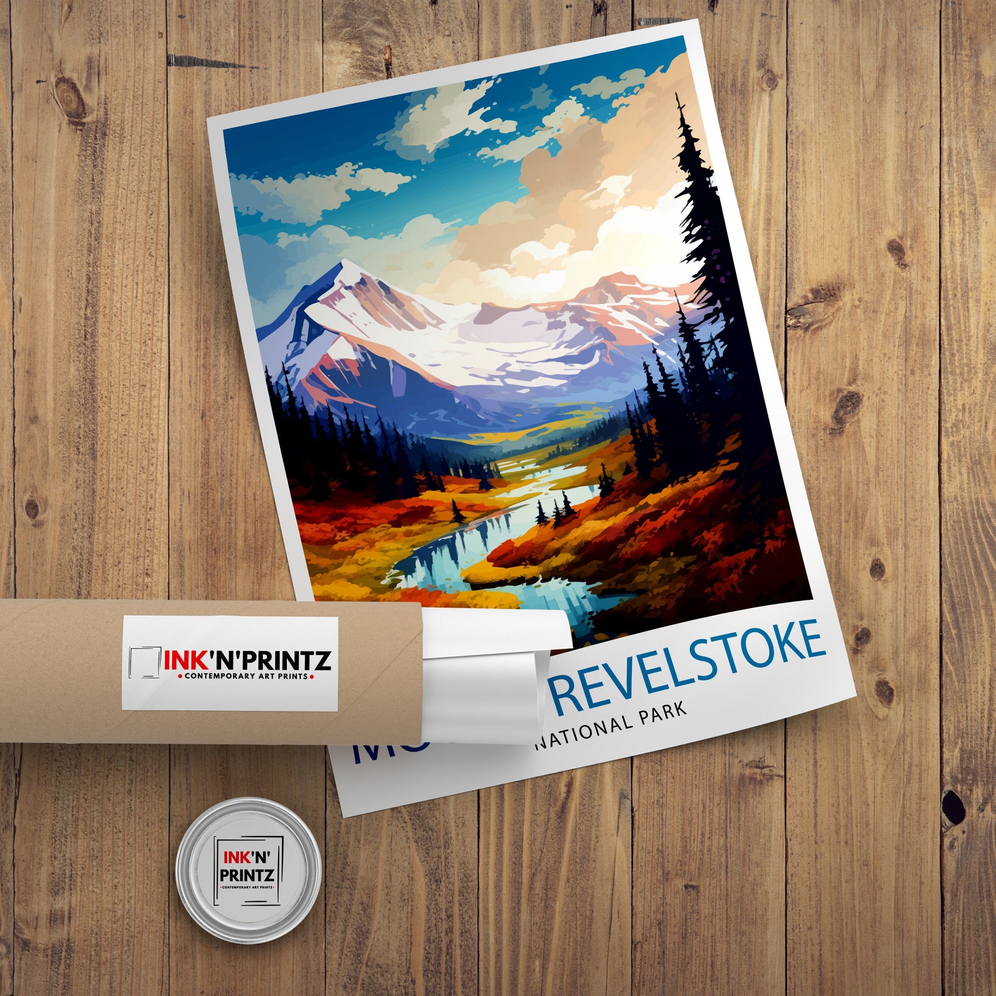 Mount Revelstoke National Park Print| Canadian Wilderness Poster Revelstoke Art Forest Landscape Decor British Columbia Wall Art Nature