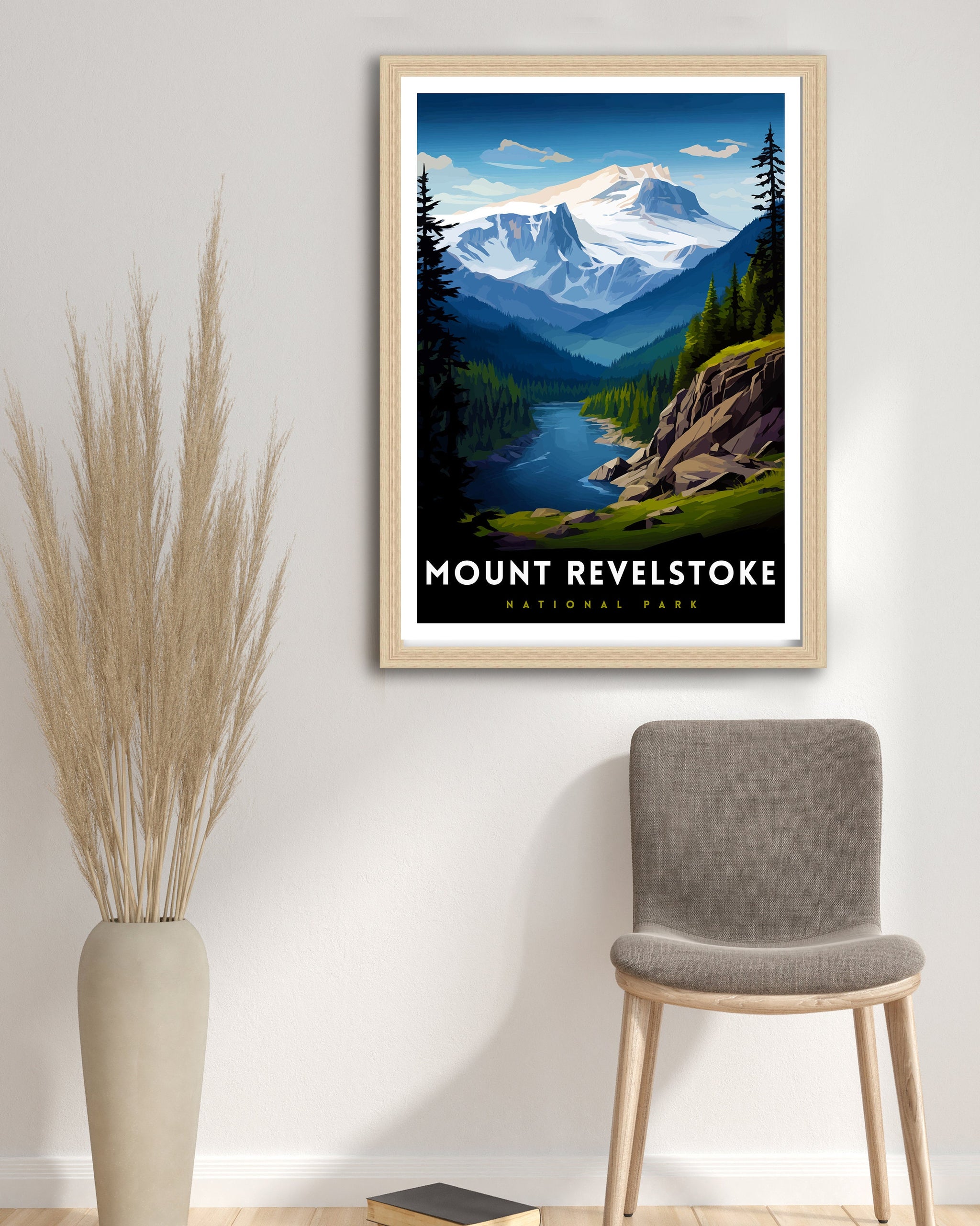 Mount Revelstoke National Park Print| Canadian Wilderness Poster Revelstoke Art Forest Landscape Decor British Columbia Wall Art Nature