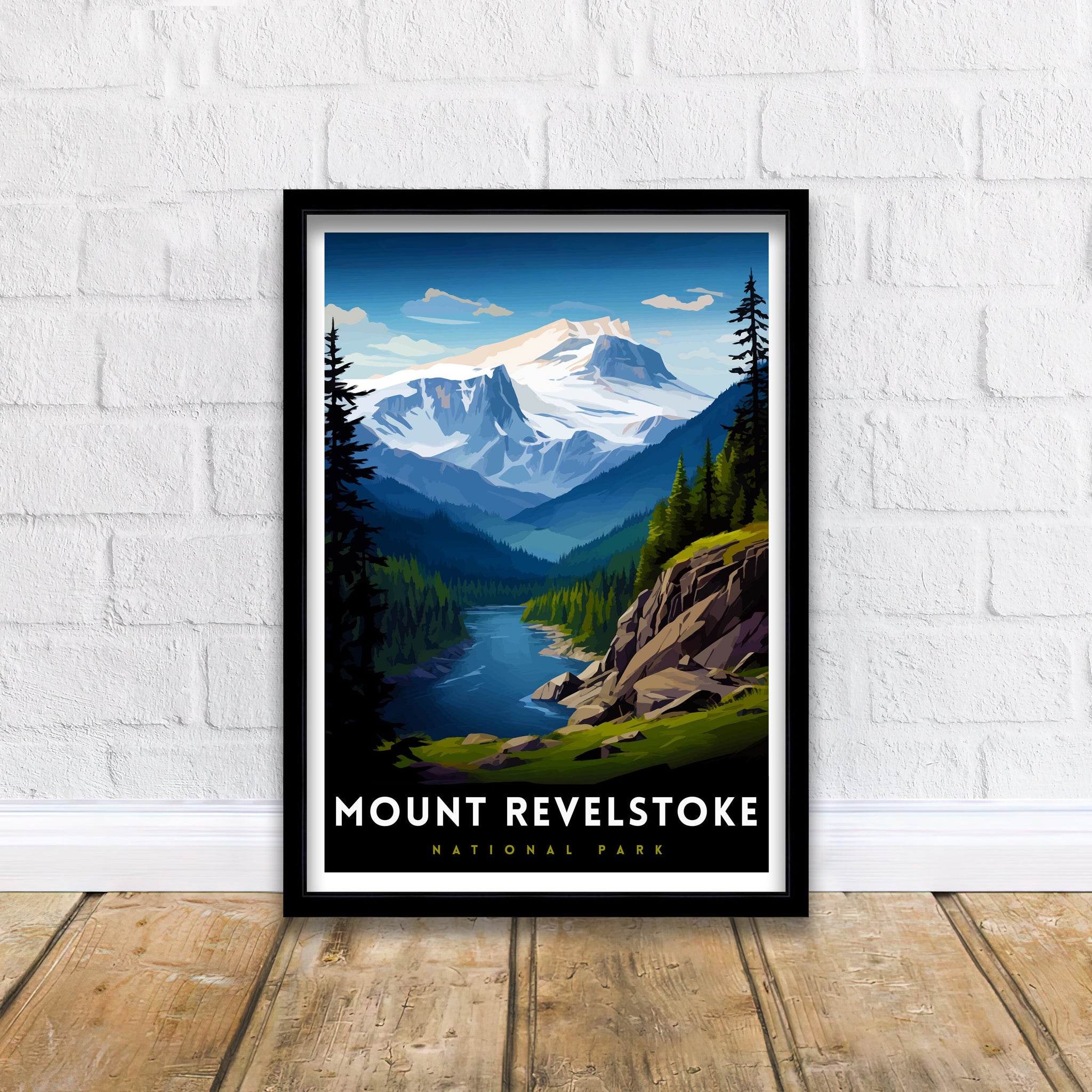 Mount Revelstoke National Park Print| Canadian Wilderness Poster Revelstoke Art Forest Landscape Decor British Columbia Wall Art Nature