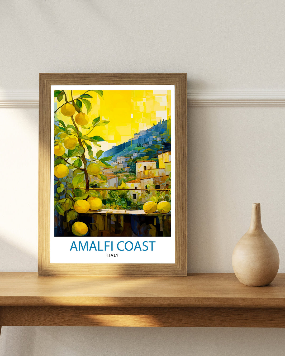 Amalfi Italy Travel Poster Amalfi