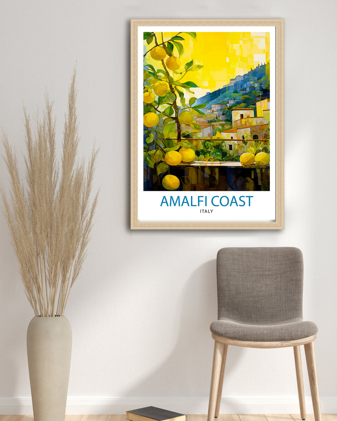 Amalfi Italy Travel Poster Amalfi