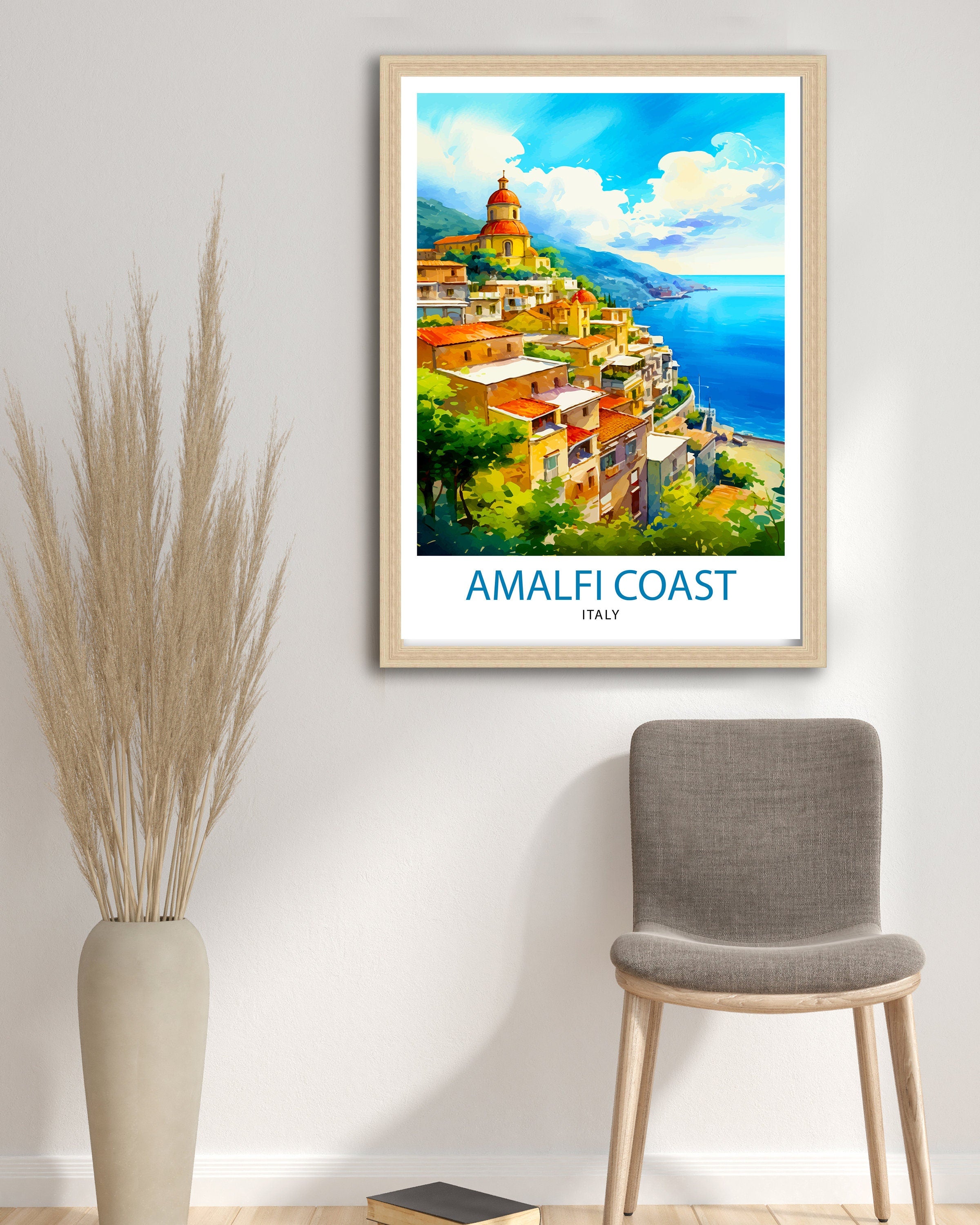 Amalfi Italy Travel Print Amalfi Wall Decor Amalfi Poster Amalfi Art Print Amalfi Wall Art Amalfi Home Living Decor Gift for Amalfi
