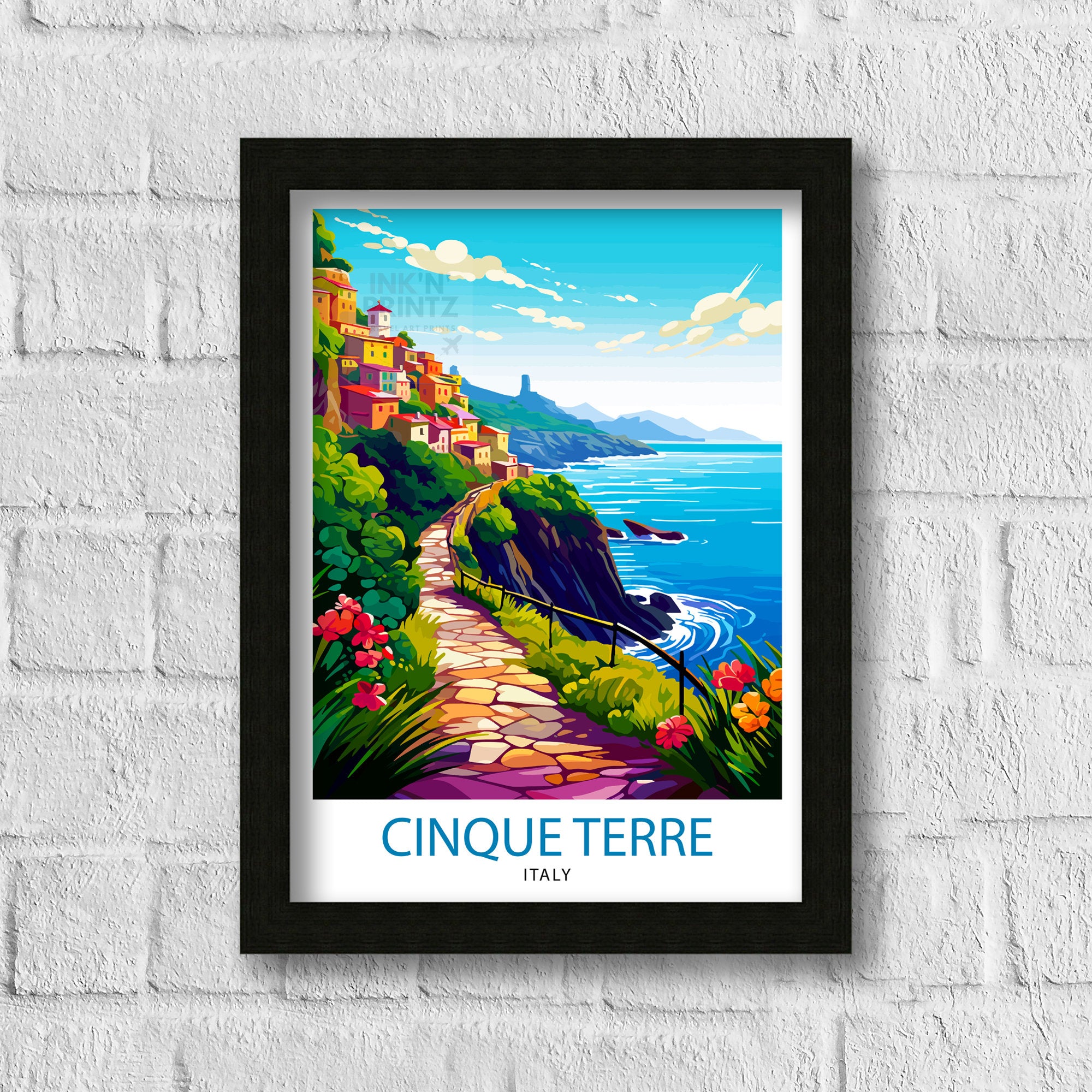 Cinque Terre Italy Travel Print Cinque Terre Wall Decor Cinque Terre Poster Italy Travel Prints Cinque Terre Art Print Cinque Terre