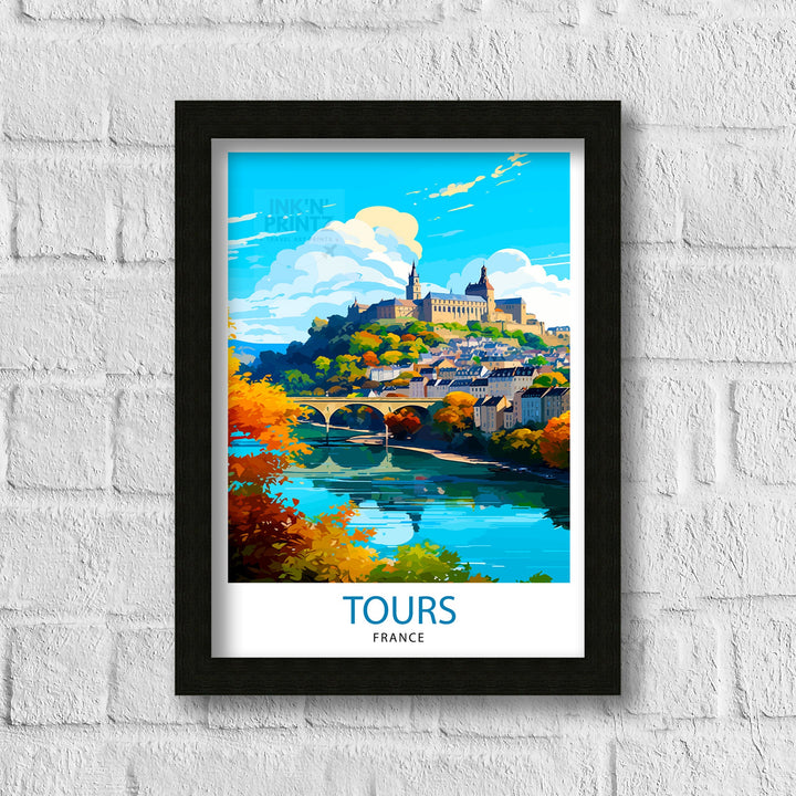 Tours France Travel Poster Tours