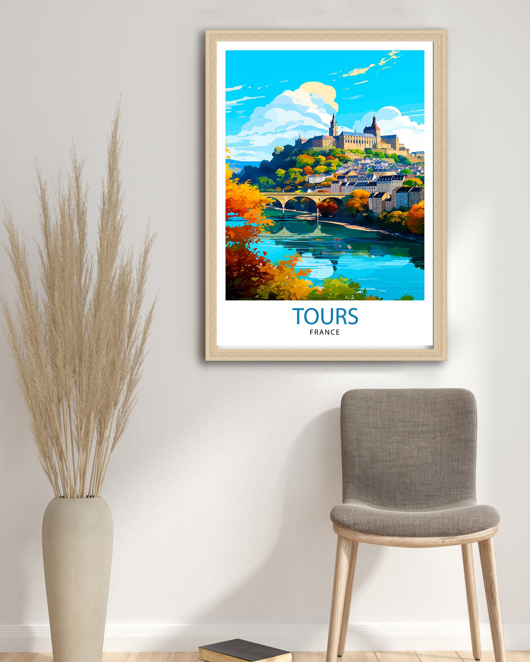 Tours France Travel Poster Tours