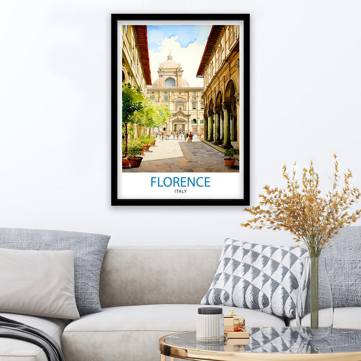 Florence Italy Travel Poster Florence