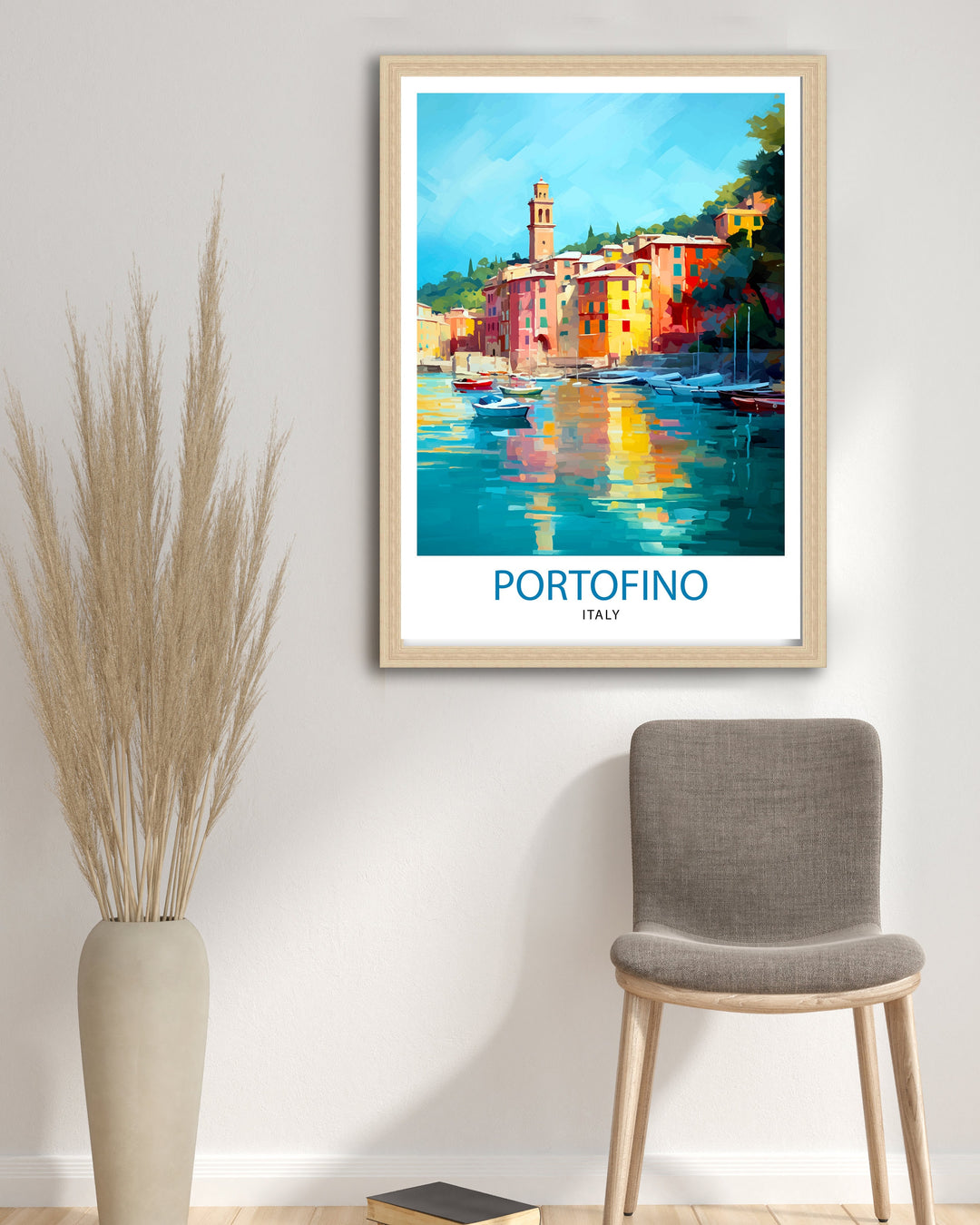 Portofino Italy Travel Poster Portofino