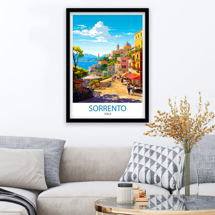 Sorrento Italy Travel Poster Sorrento