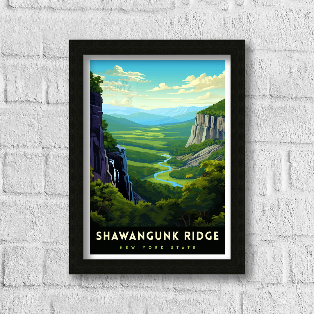 Shawangunk Ridge Travel Print Shawangunk Wall Decor Shawangunk Poster New York Landscape Prints Shawangunk Art Print Shawangunk