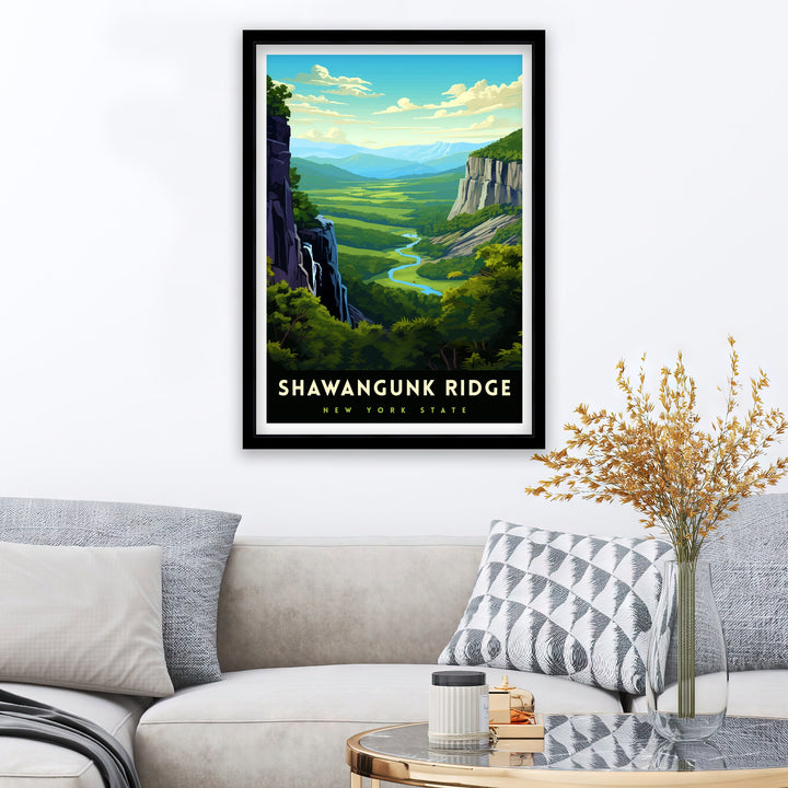Shawangunk Ridge Travel Print Shawangunk Wall Decor Shawangunk Poster New York Landscape Prints Shawangunk Art Print Shawangunk