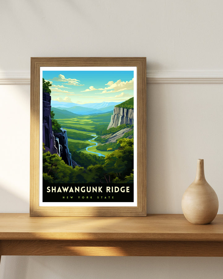 Shawangunk Ridge Travel Print Shawangunk Wall Decor Shawangunk Poster New York Landscape Prints Shawangunk Art Print Shawangunk