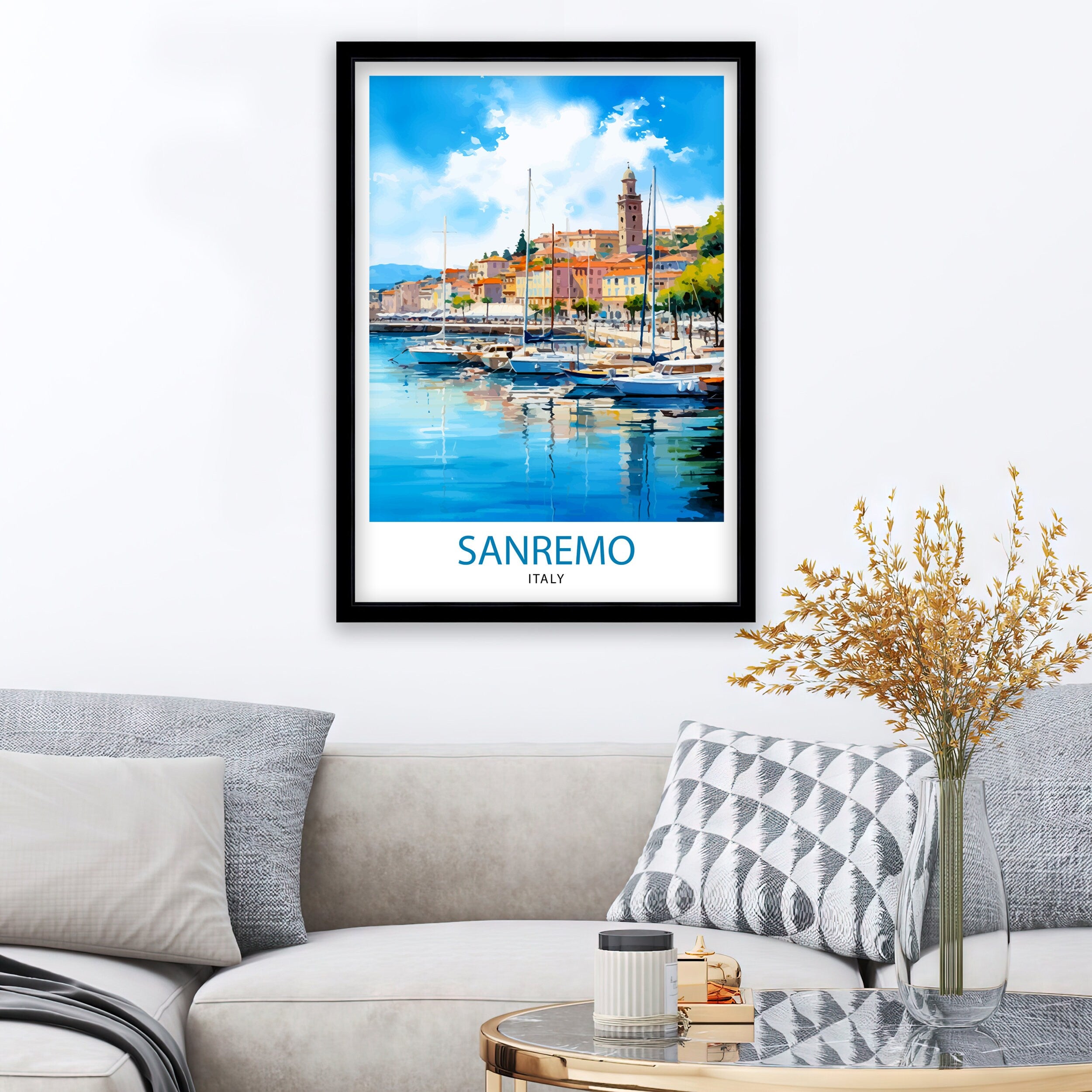 Ischia Italy Travel Print Ischia Wall Decor Ischia Home Living Decor Ischia Italy Illustration Travel Poster Gift For Ischia Italy Home