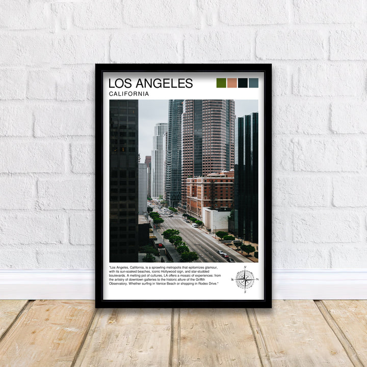 Los Angeles Travel Poster