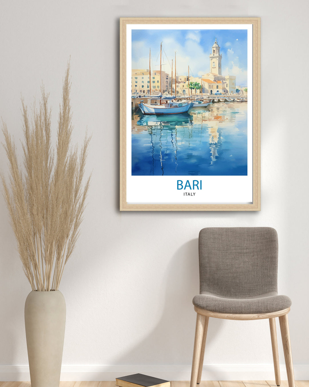 Bari Italy Travel Poster Bari