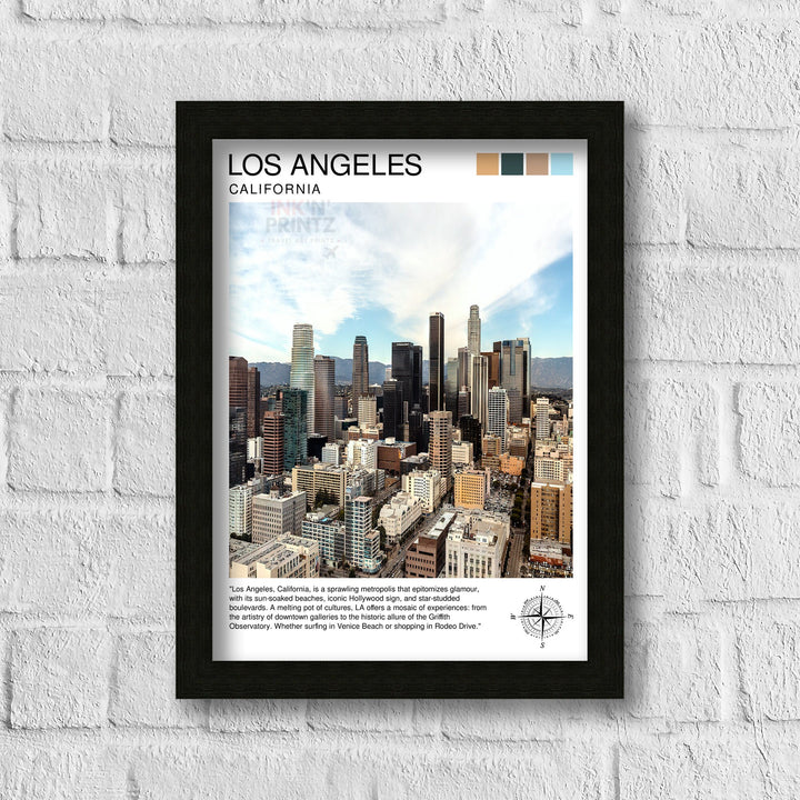 Los Angeles Travel Poster