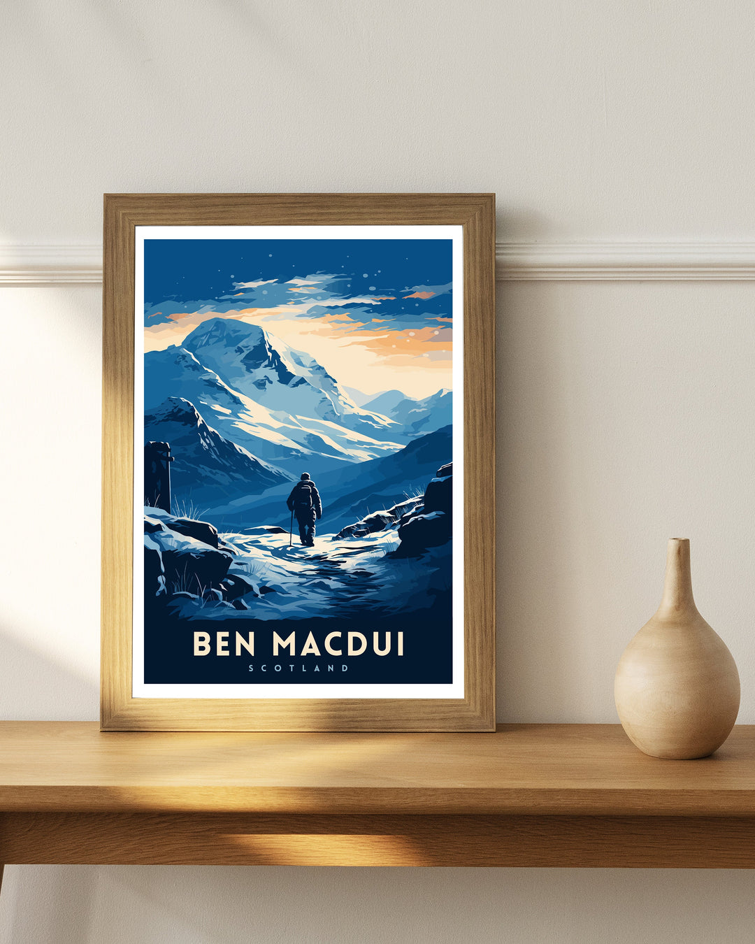 Ben Macdui Poster Cairngorms National Park Poster Scottish Highlands Decor Ben Macdui Summit Artwork Mountain Landscape Hiking Scotland Gift