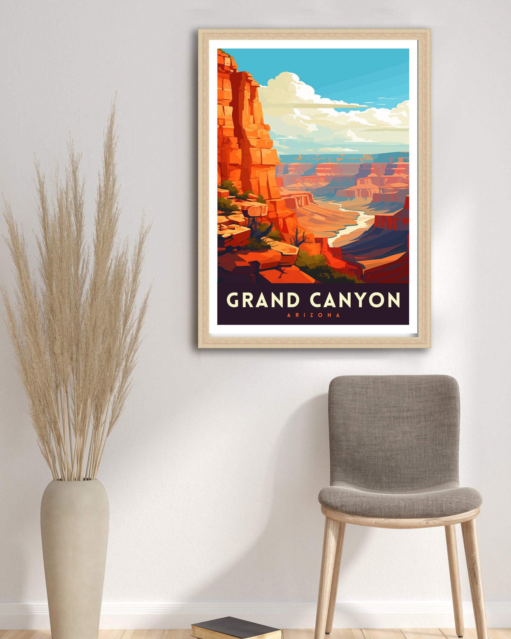 Grand Canyon Travel Print | Grand Canyon | Grand Canyon Print | Grand Canyon Poster | Wall Art | National Park | Arizona Wall Art