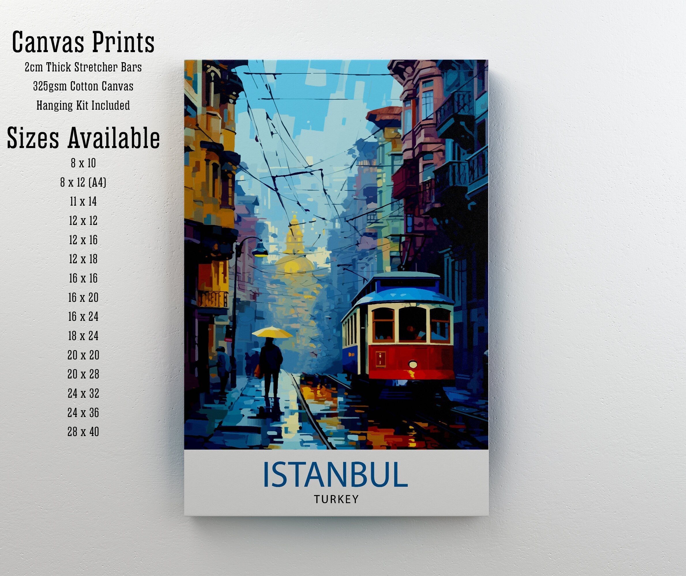 Istanbul Turkey Travel Print Istanbul Wall Art Turkey Illustration Istanbul Travel Poster Turkey Home Decor Gift for Travelers