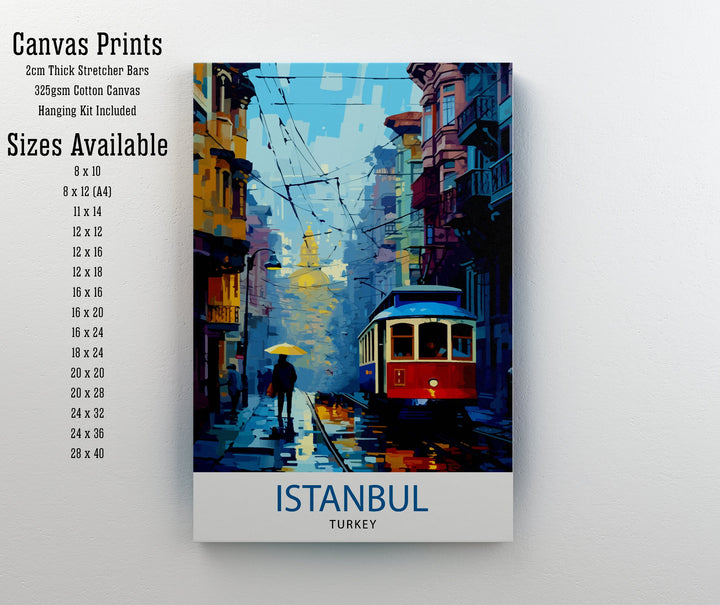 Istanbul Turkey Travel Poster Istanbul Wall Art Turkey Illustration Istanbul Travel Poster Turkey Home Decor Gift for Travelers