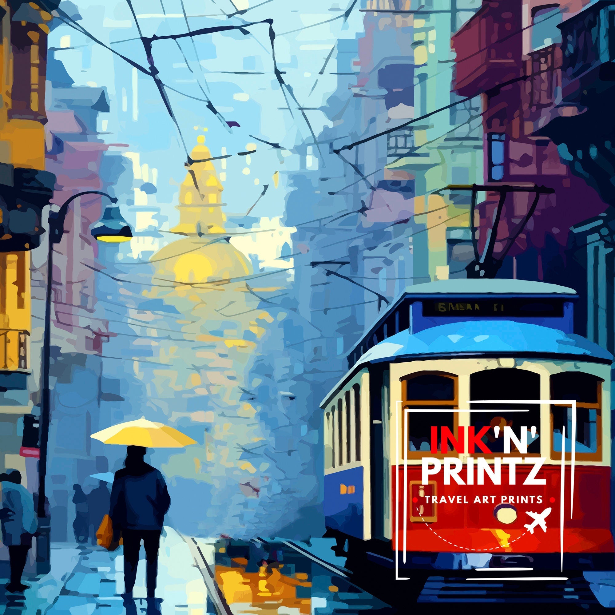 Istanbul Turkey Travel Print Istanbul Wall Art Turkey Illustration Istanbul Travel Poster Turkey Home Decor Gift for Travelers