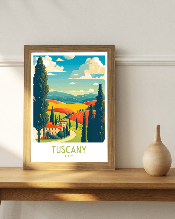 Tuscany Art Poster