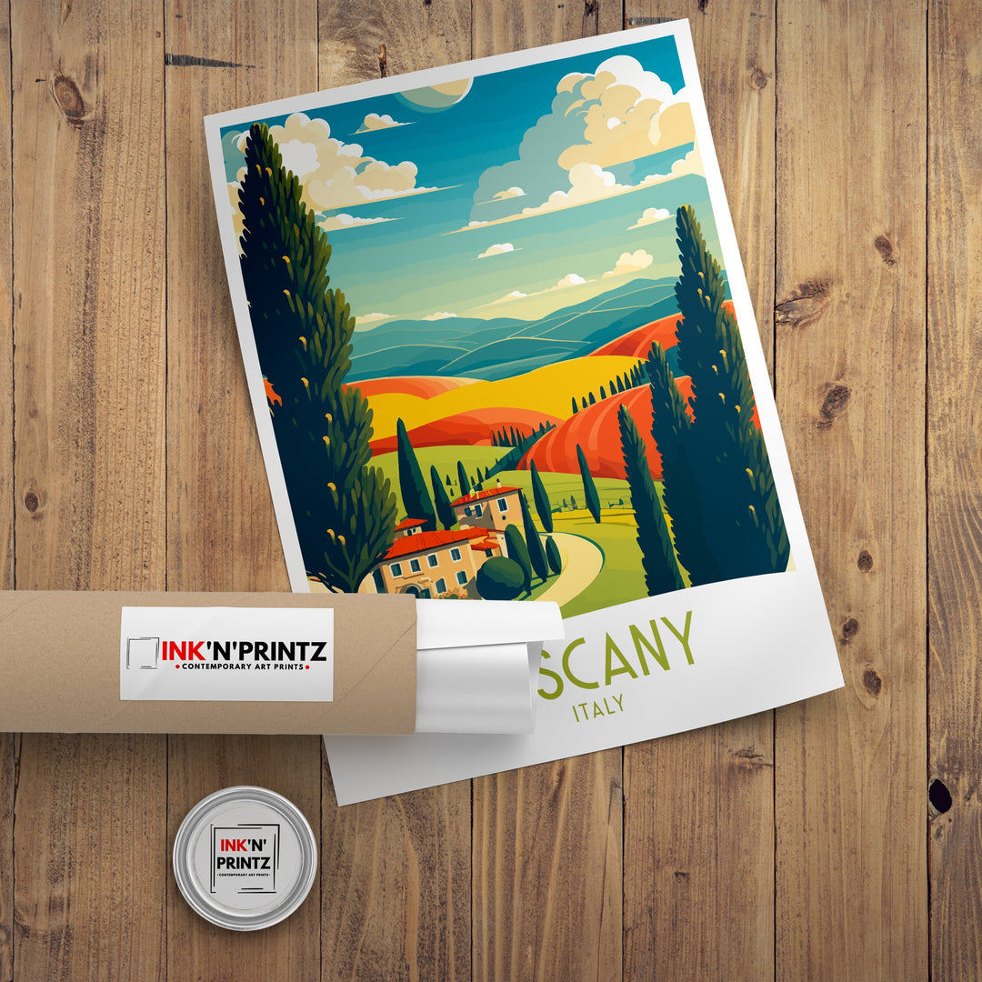 Tuscany Art Poster