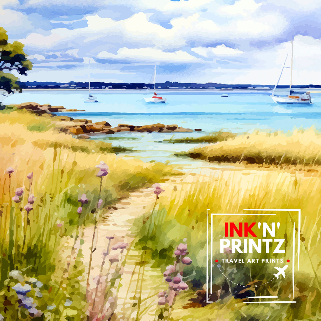 Chichester Harbour Travel Poster Chichester Harbour