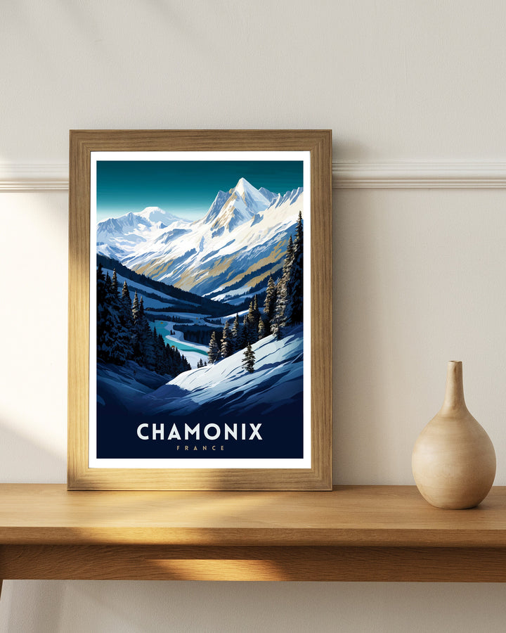 Chamonix France Print