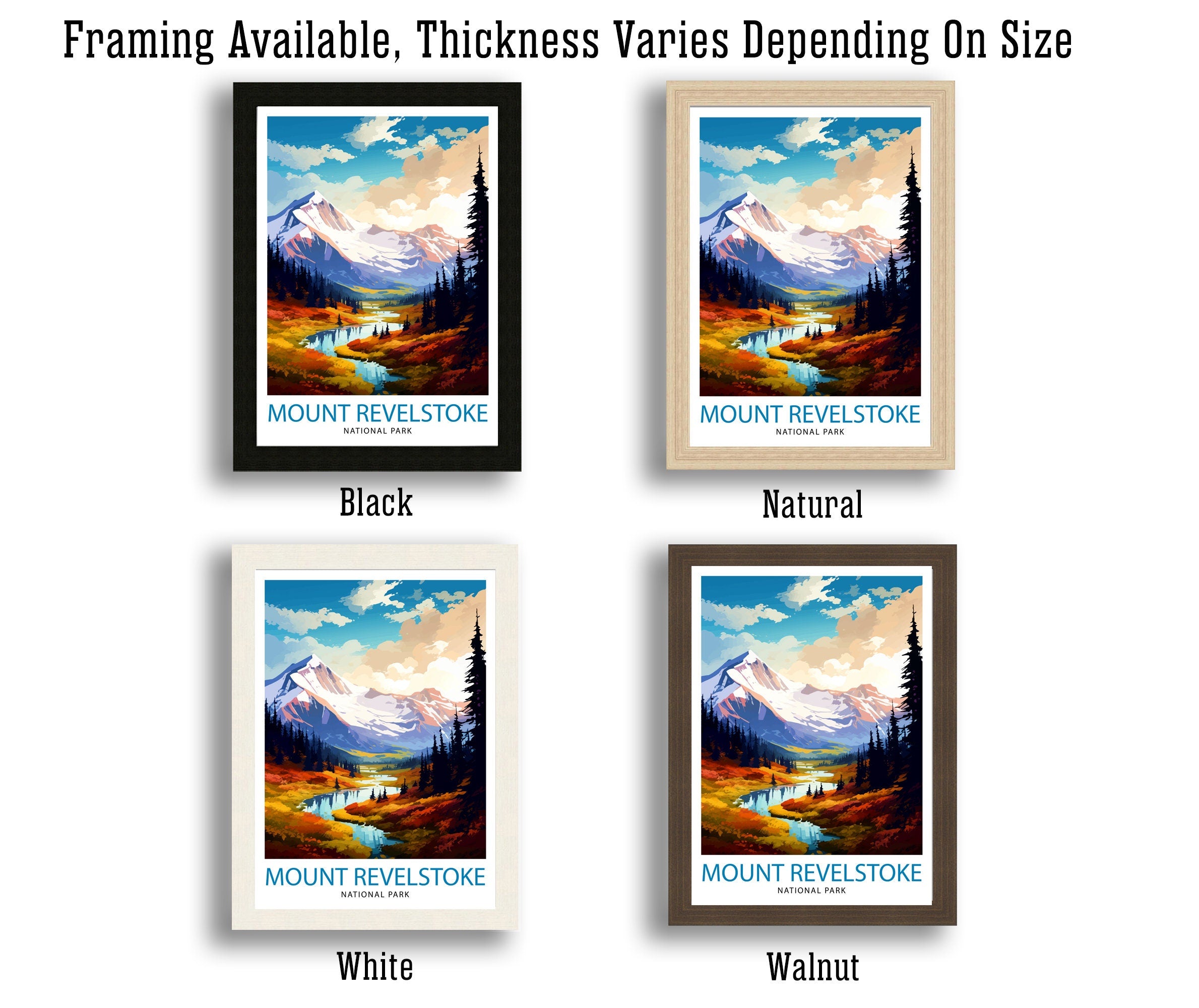 Mount Revelstoke National Park Print| Canadian Wilderness Poster Revelstoke Art Forest Landscape Decor British Columbia Wall Art Nature