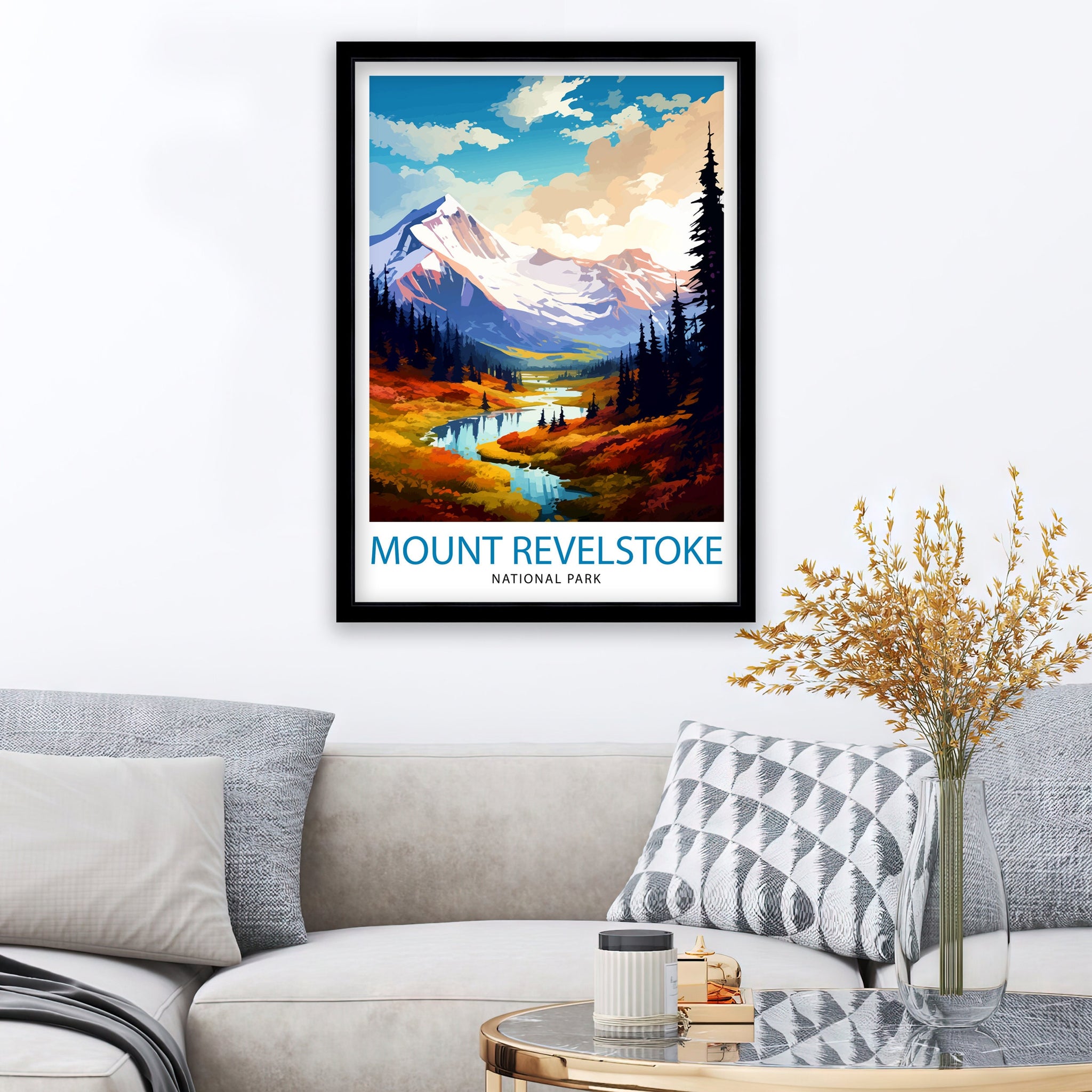Mount Revelstoke National Park Print| Canadian Wilderness Poster Revelstoke Art Forest Landscape Decor British Columbia Wall Art Nature