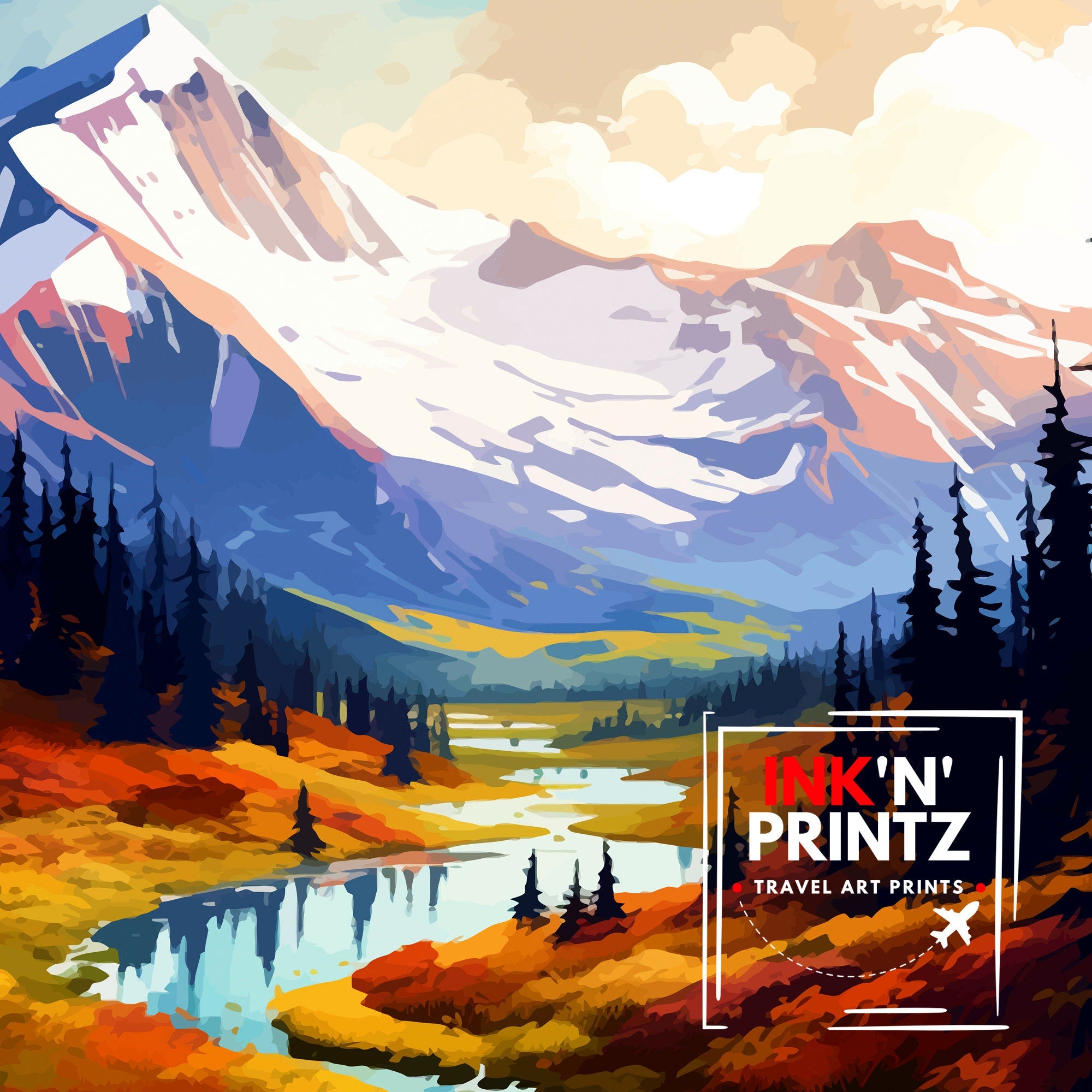 Mount Revelstoke National Park Print| Canadian Wilderness Poster Revelstoke Art Forest Landscape Decor British Columbia Wall Art Nature