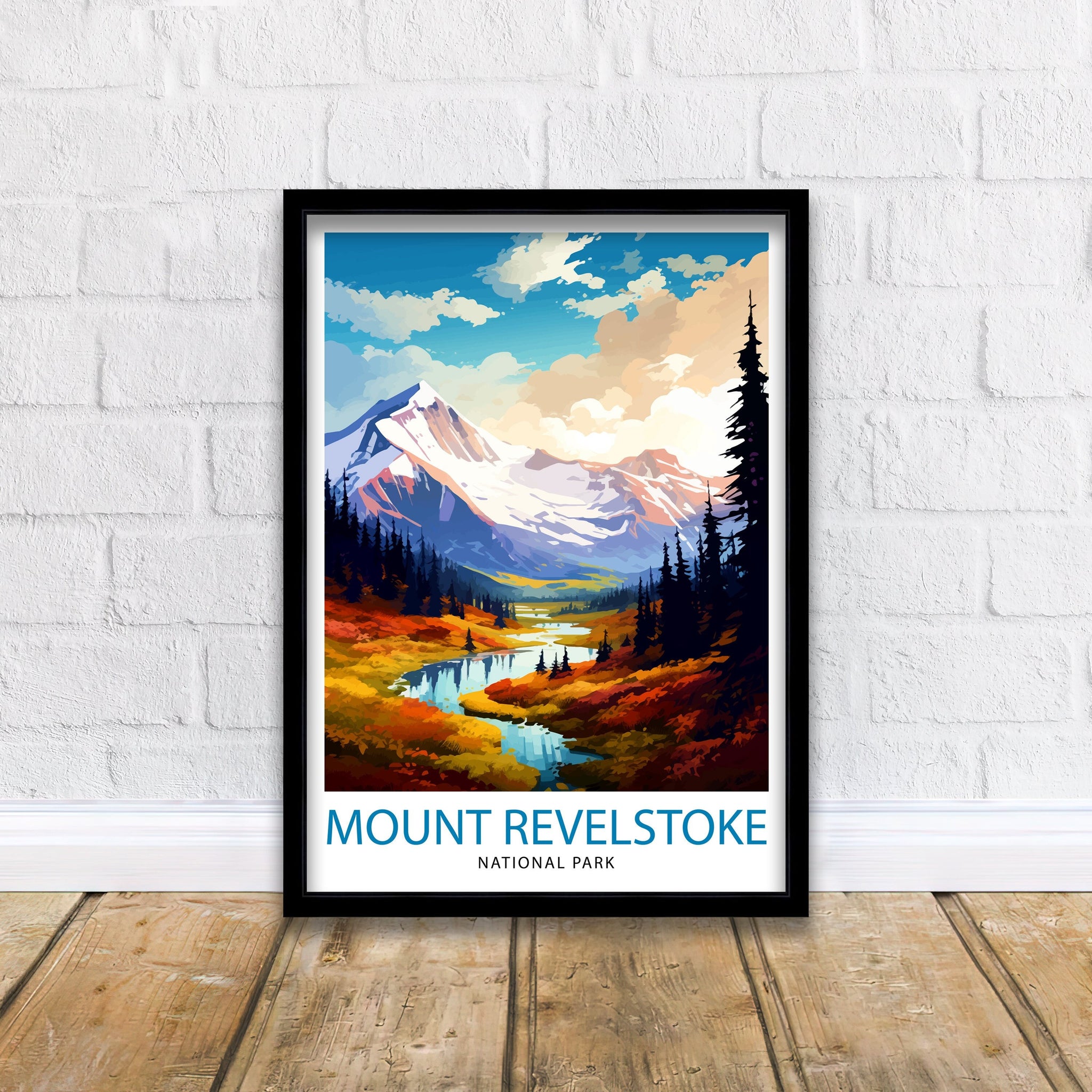 Mount Revelstoke National Park Print| Canadian Wilderness Poster Revelstoke Art Forest Landscape Decor British Columbia Wall Art Nature