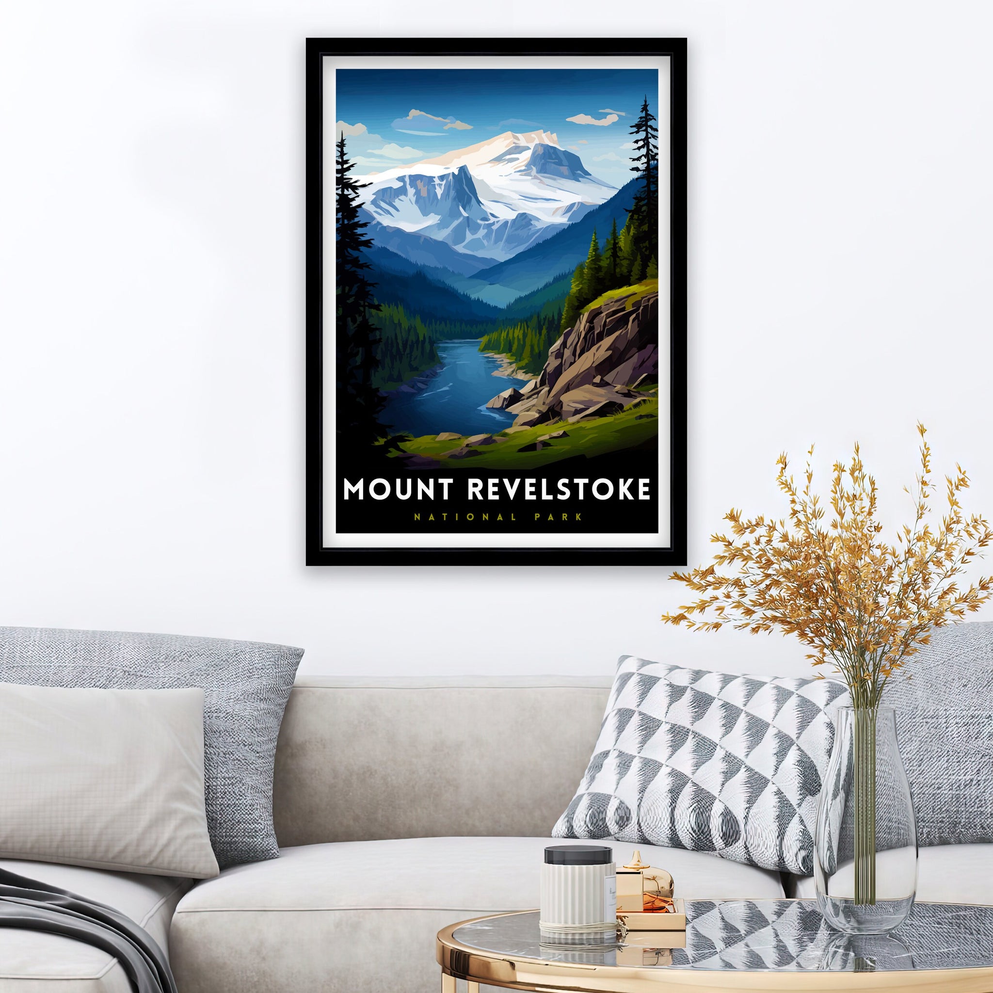 Mount Revelstoke National Park Print| Canadian Wilderness Poster Revelstoke Art Forest Landscape Decor British Columbia Wall Art Nature