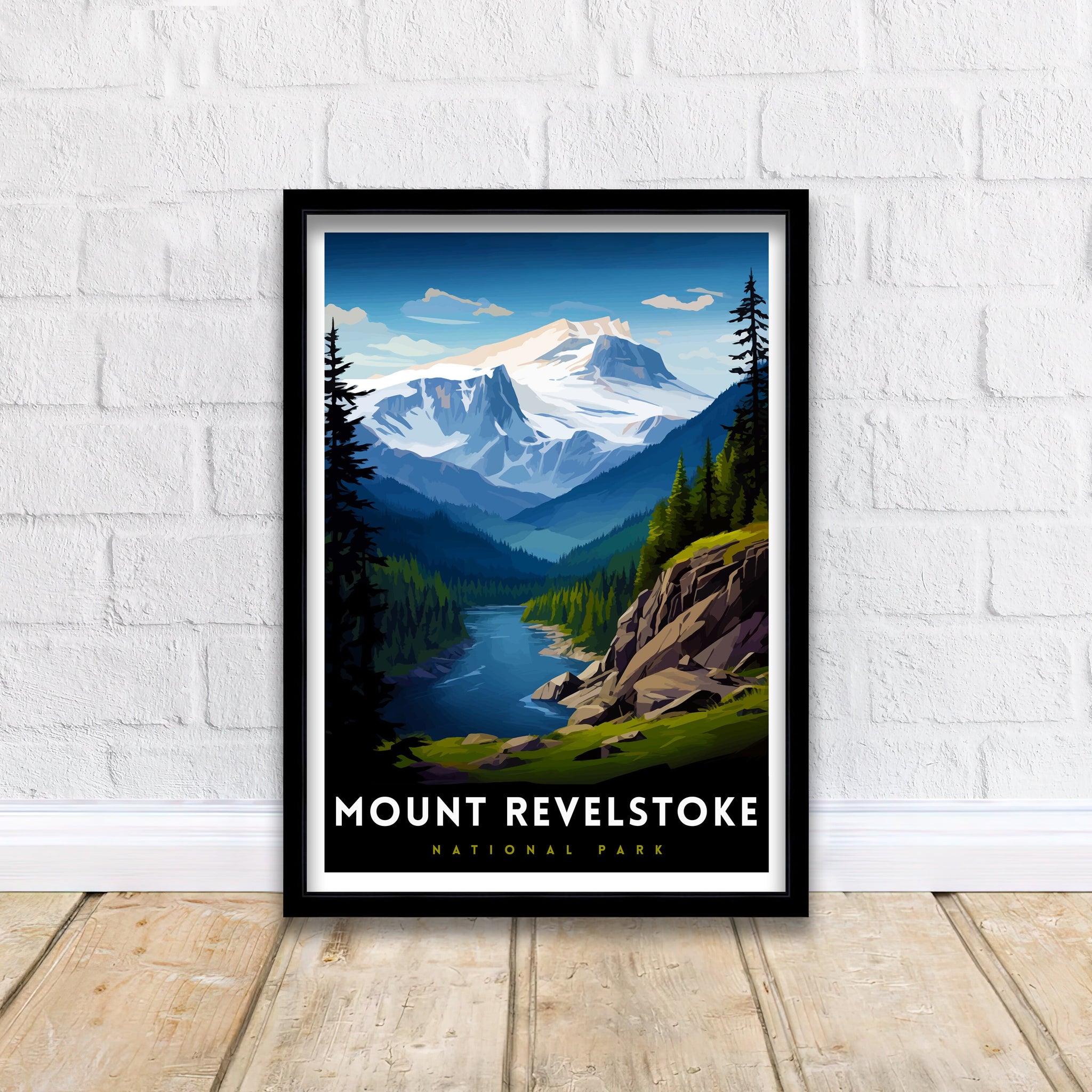 Mount Revelstoke National Park Print| Canadian Wilderness Poster Revelstoke Art Forest Landscape Decor British Columbia Wall Art Nature