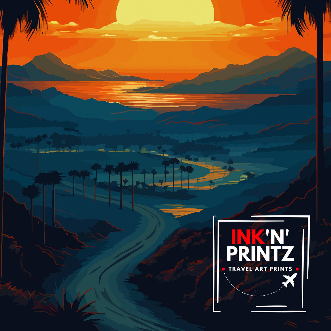 Orange County California Travel Poster OC