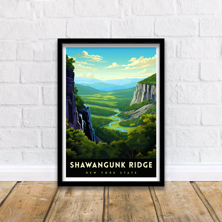 Shawangunk Ridge Travel Print Shawangunk Wall Decor Shawangunk Poster New York Landscape Prints Shawangunk Art Print Shawangunk