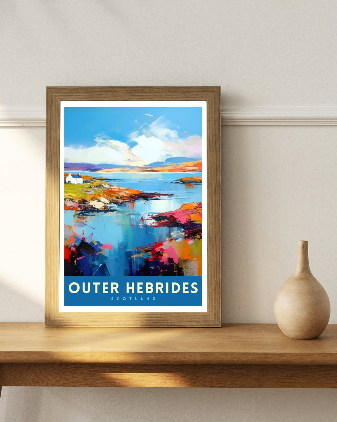 Outer Hebrides Travel Poster Hebrides