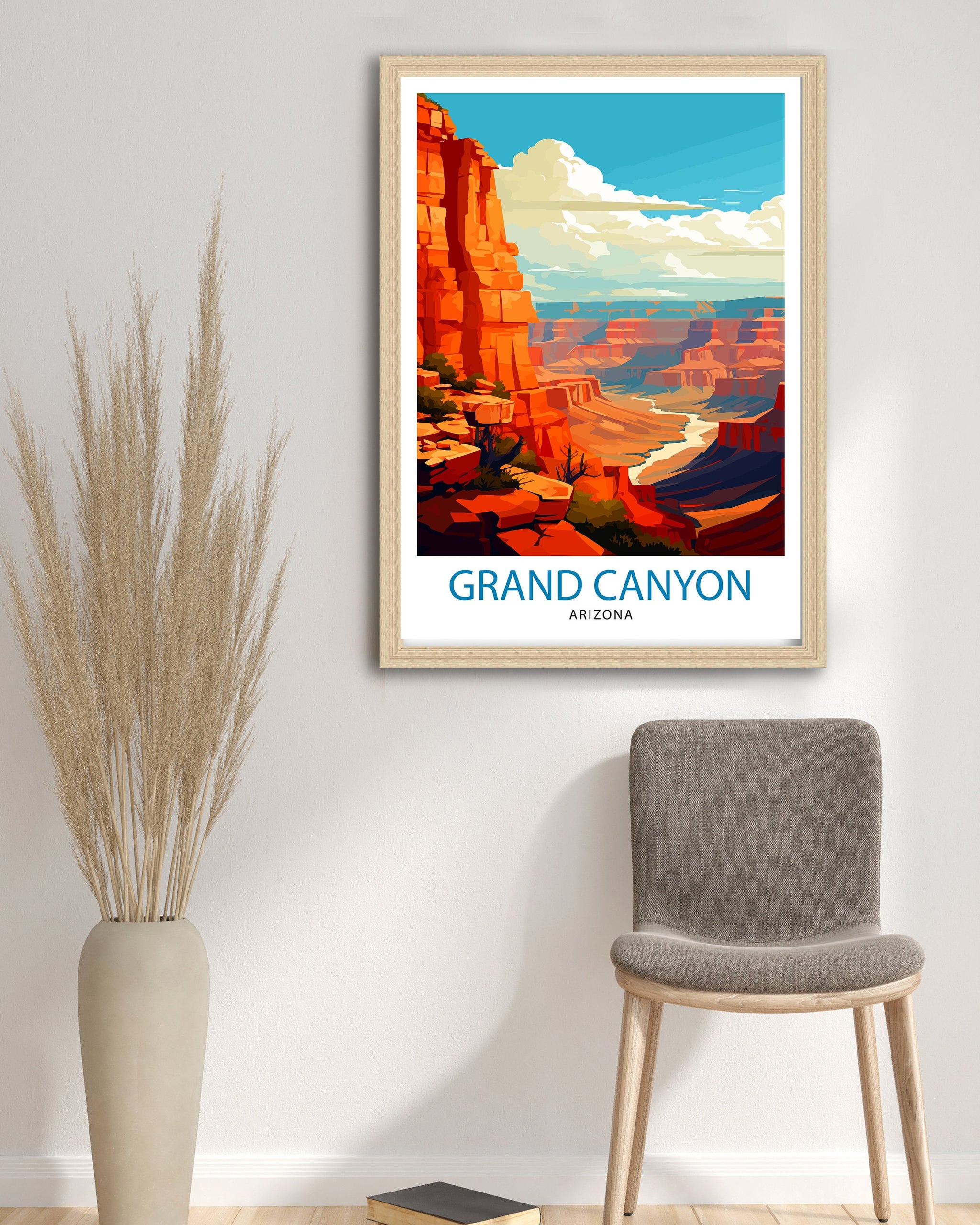 Grand Canyon Travel Print | Grand Canyon | Grand Canyon Print | Grand Canyon Poster | Wall Art | National Park | Arizona Wall Art