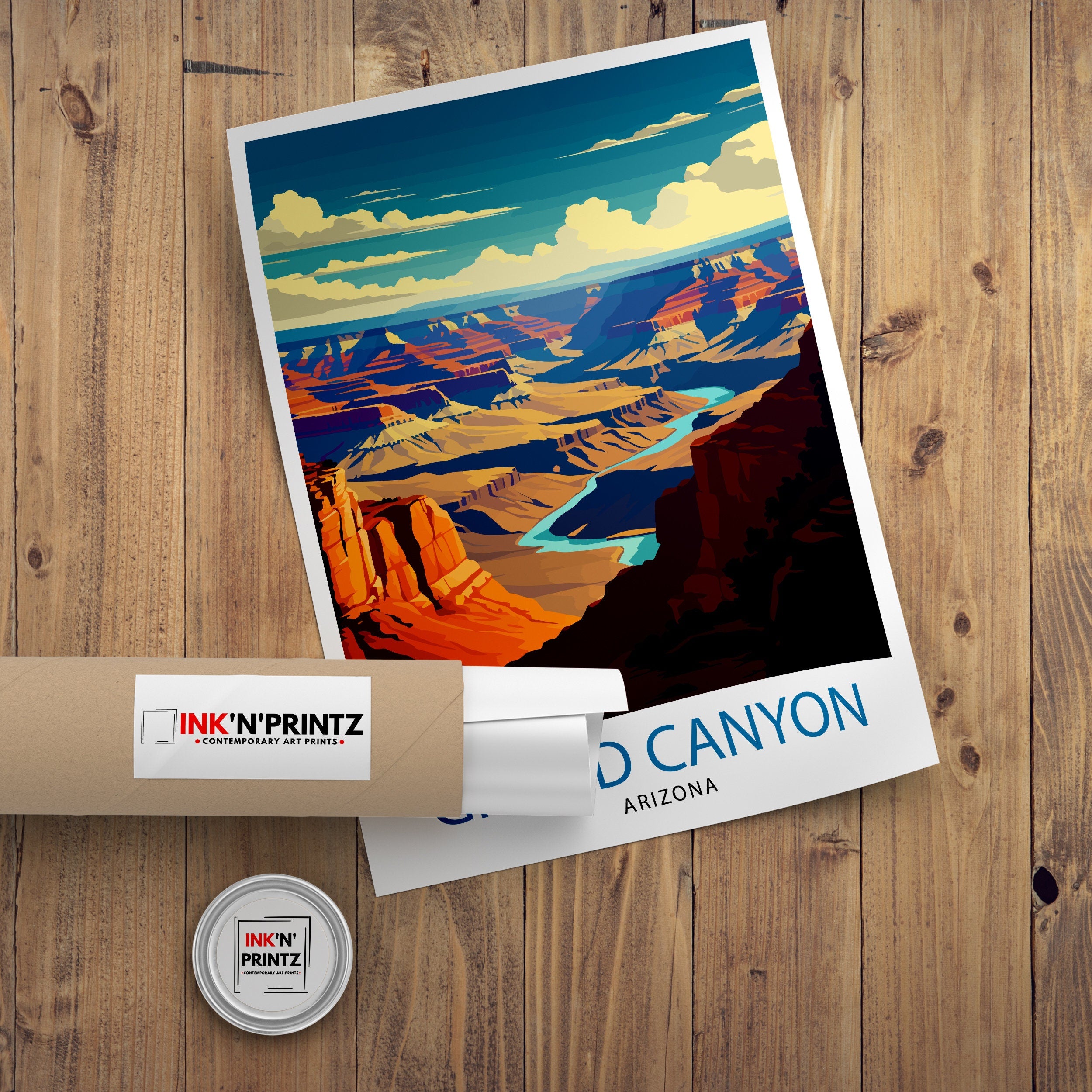Grand Canyon Travel Print | Grand Canyon | Grand Canyon Print | Grand Canyon Poster | Wall Art | National Park | Arizona Wall Art