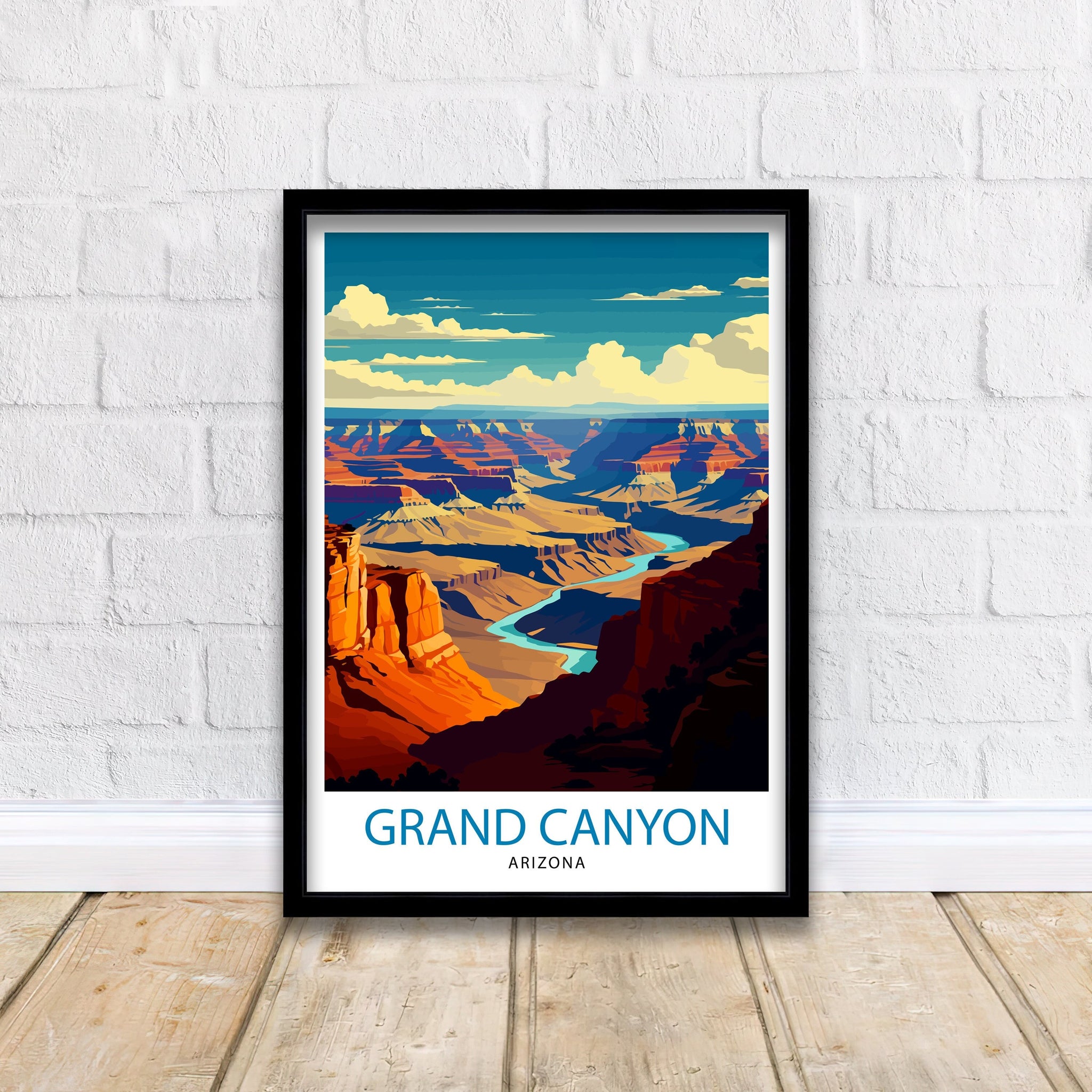 Grand Canyon Travel Print | Grand Canyon | Grand Canyon Print | Grand Canyon Poster | Wall Art | National Park | Arizona Wall Art