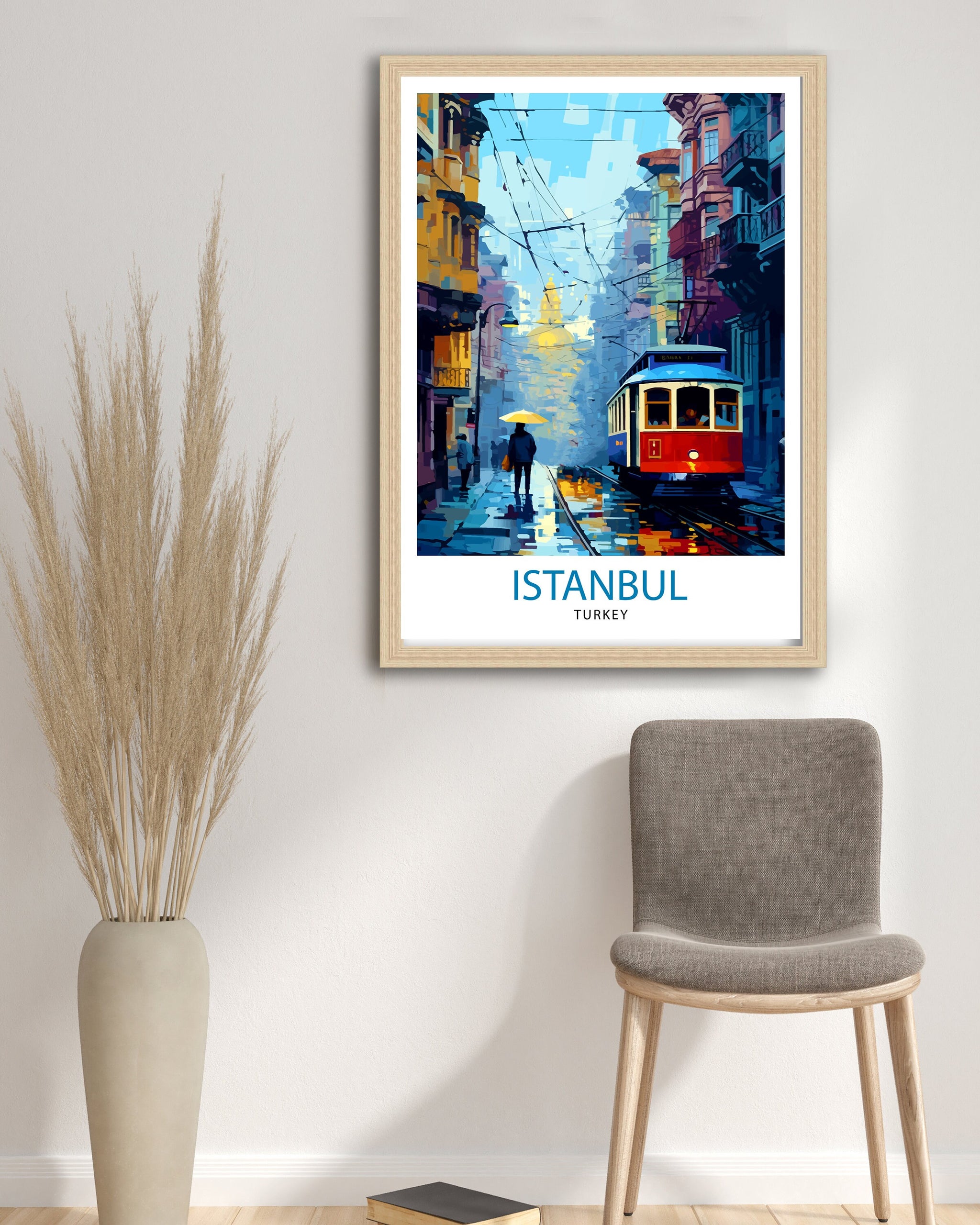Istanbul Turkey Travel Print Istanbul Wall Art Turkey Illustration Istanbul Travel Poster Turkey Home Decor Gift for Travelers
