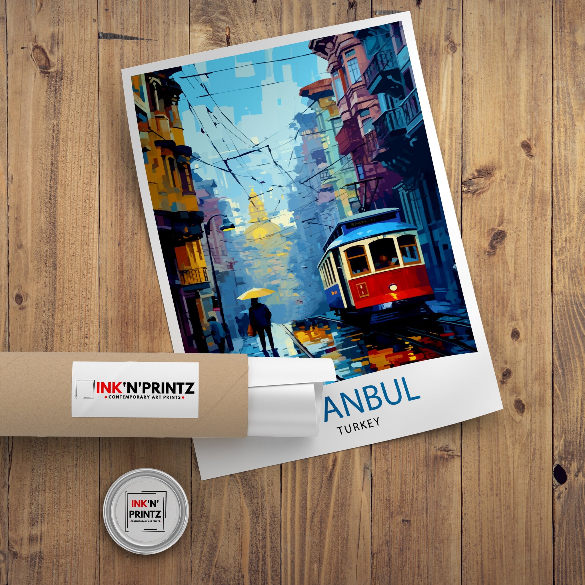 Istanbul Turkey Travel Print Istanbul Wall Art Turkey Illustration Istanbul Travel Poster Turkey Home Decor Gift for Travelers