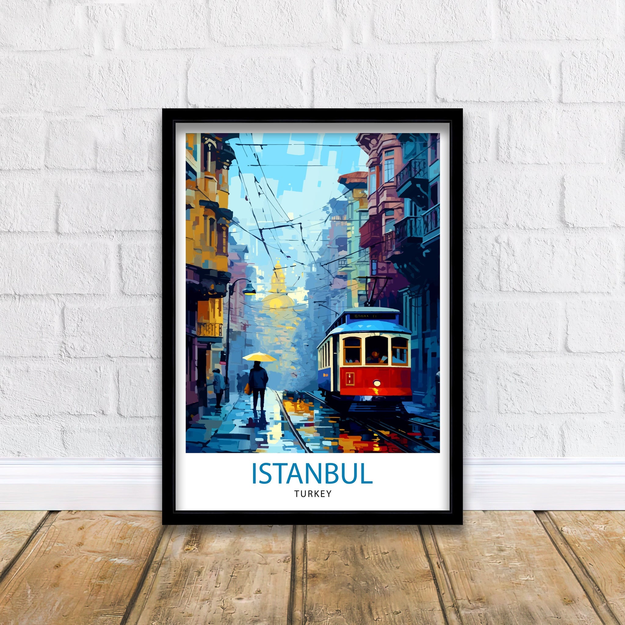 Istanbul Turkey Travel Print Istanbul Wall Art Turkey Illustration Istanbul Travel Poster Turkey Home Decor Gift for Travelers