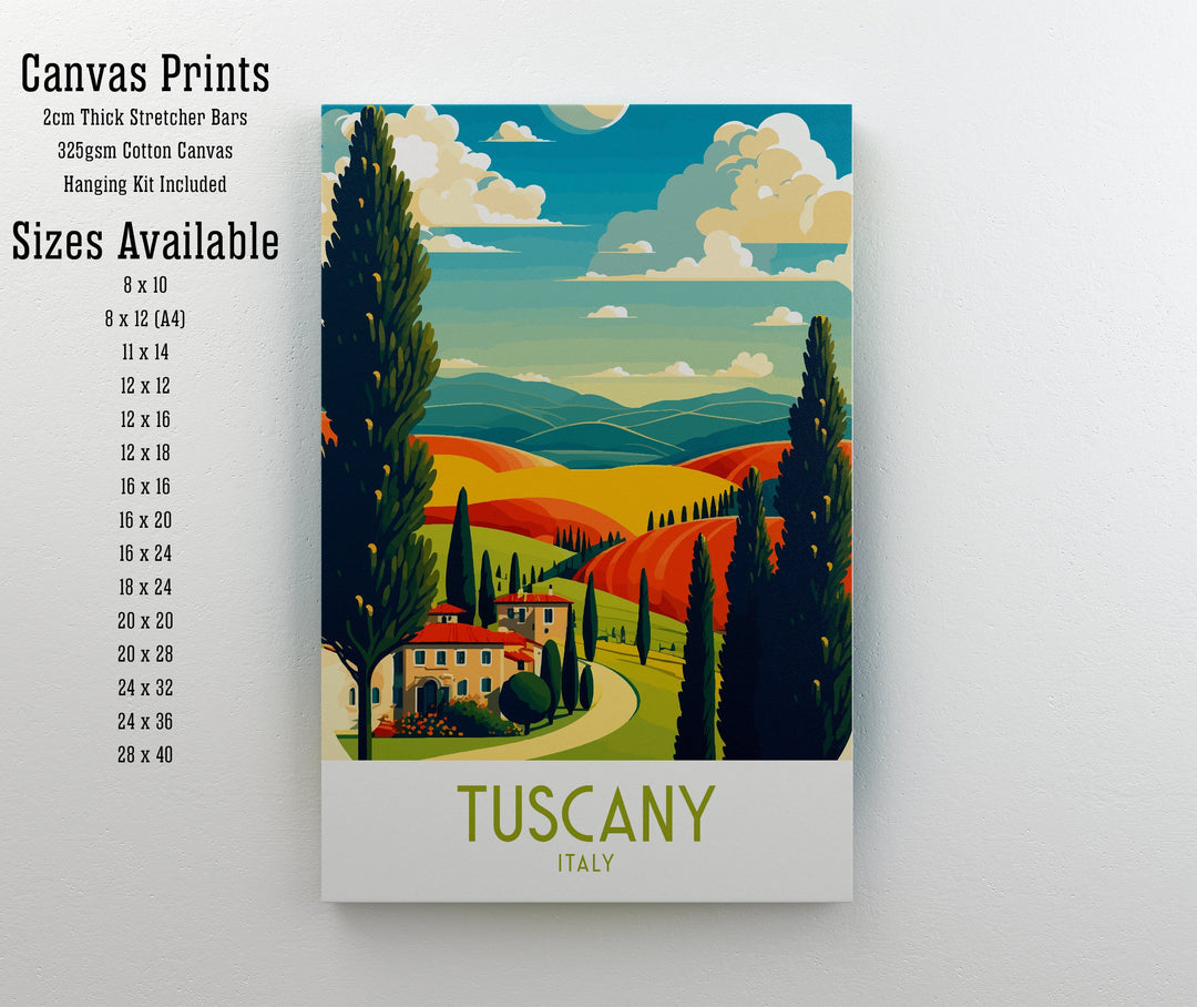 Tuscany Art Poster