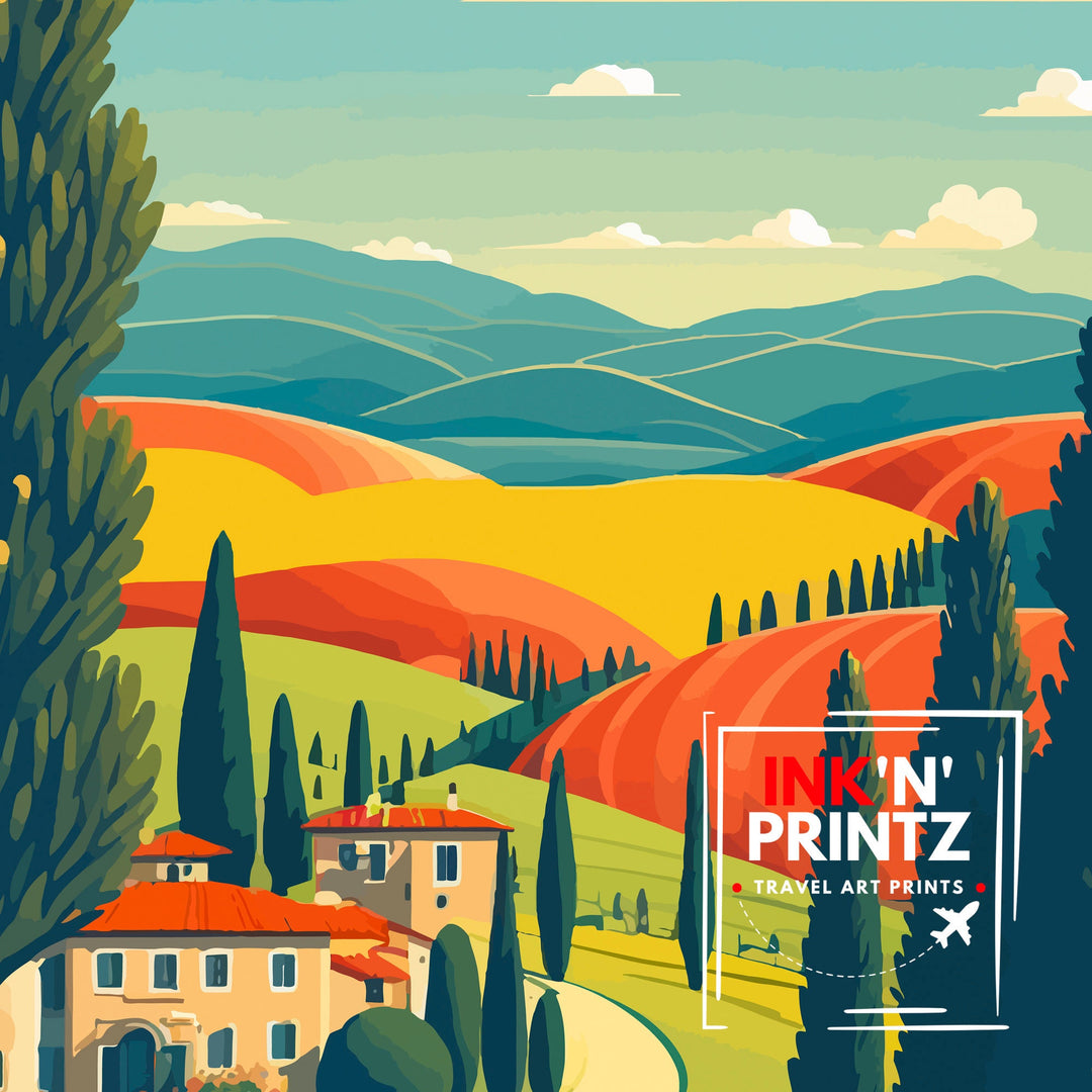 Tuscany Art Poster