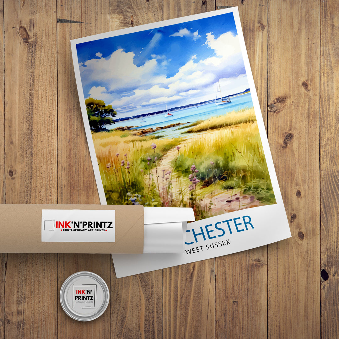 Chichester Harbour Travel Poster Chichester Harbour