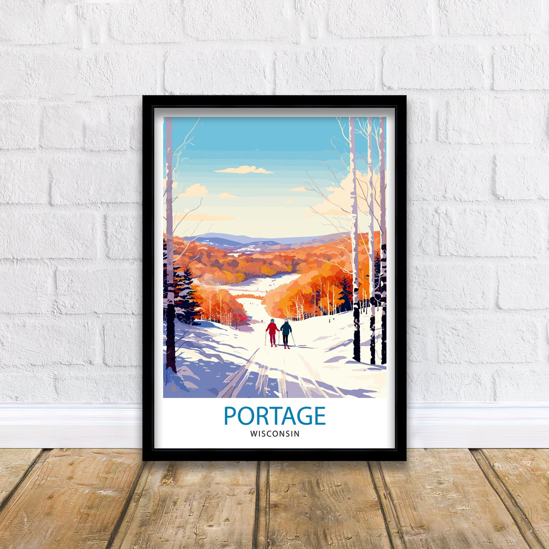 Portage Wisconsin Poster