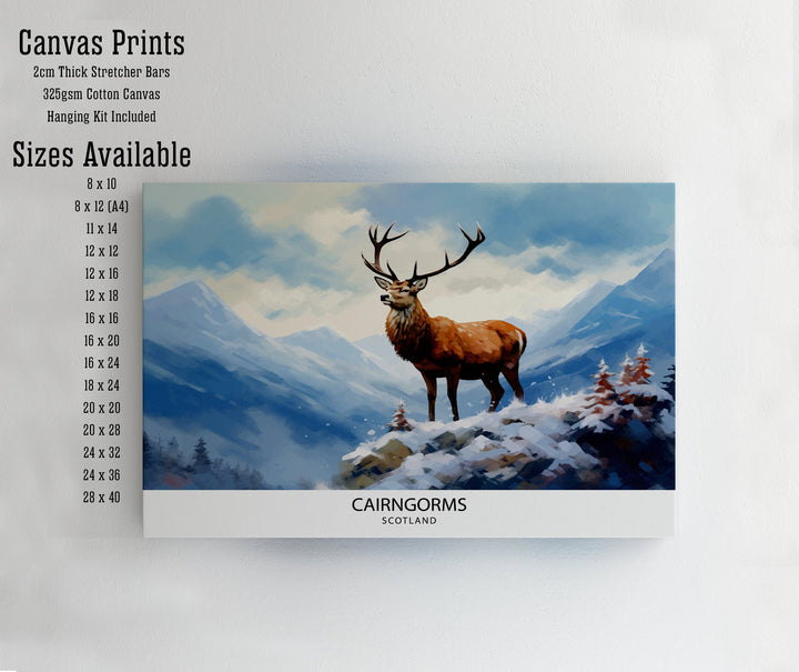 Cairngorms National Park Travel Print National Park Scotland Cairngorms Print Travel Poster Scottish Highlands Cairngorms Poster