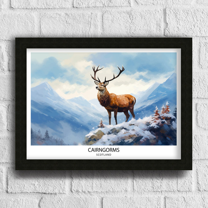 Cairngorms National Park Travel Print National Park Scotland Cairngorms Print Travel Poster Scottish Highlands Cairngorms Poster