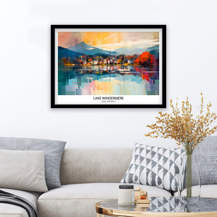 Lake Windermere Travel Poster